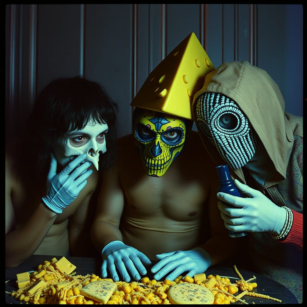 Grotesque Surrealism in Low-Budget Horror Style