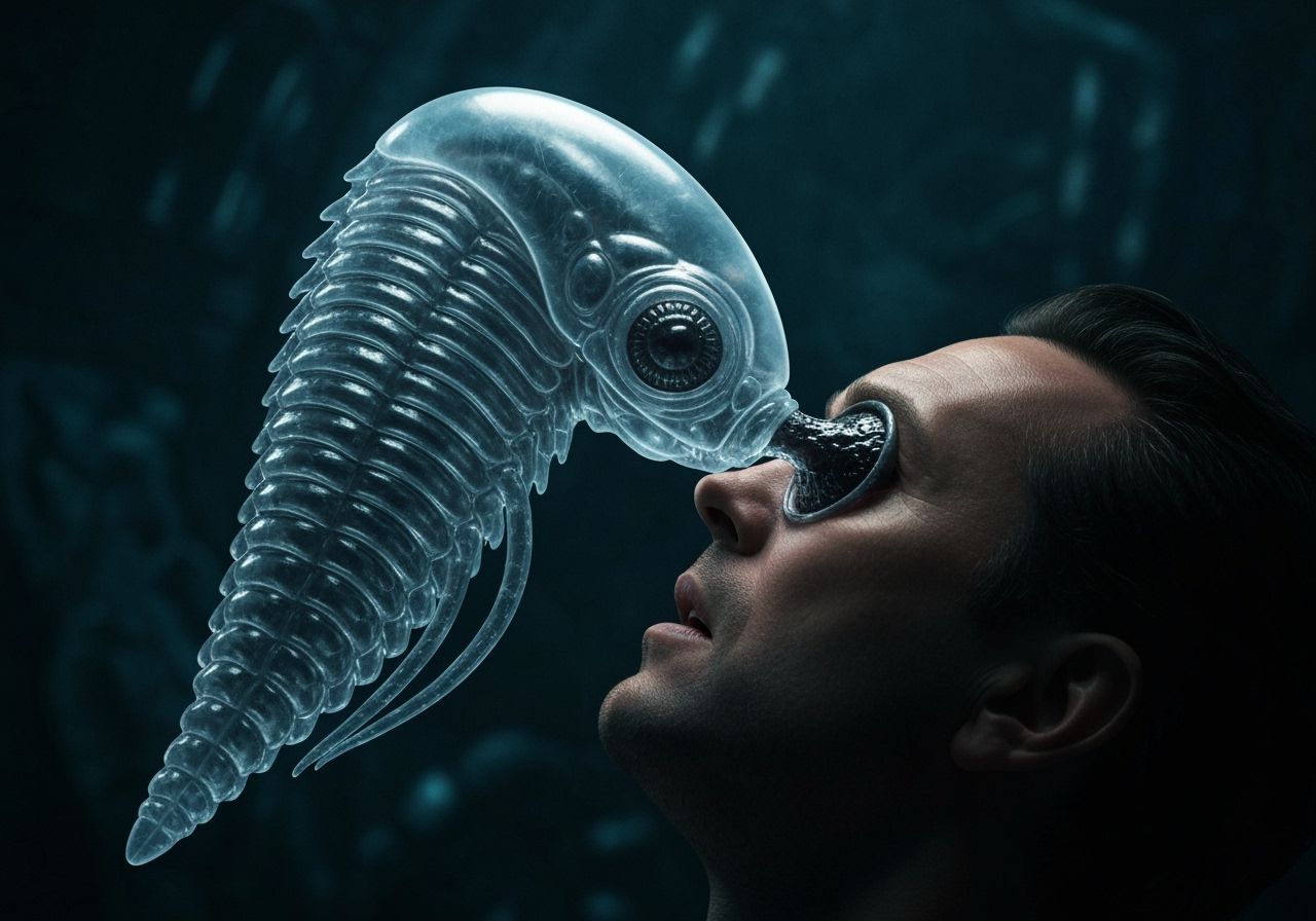 Alien Parasite Subdues Human Host in Visceral Horror