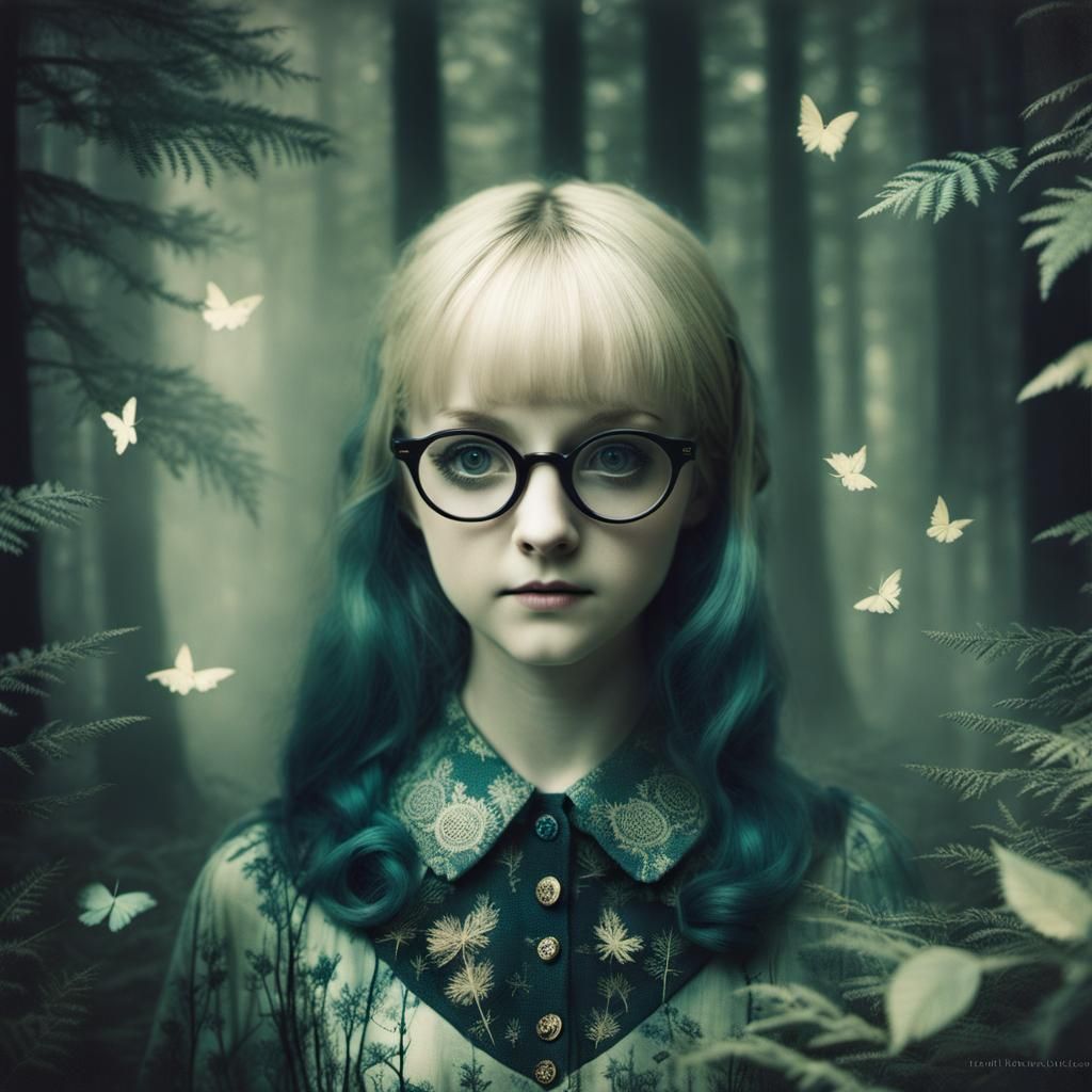 Luna Lovegood in Gum Bichromate Style