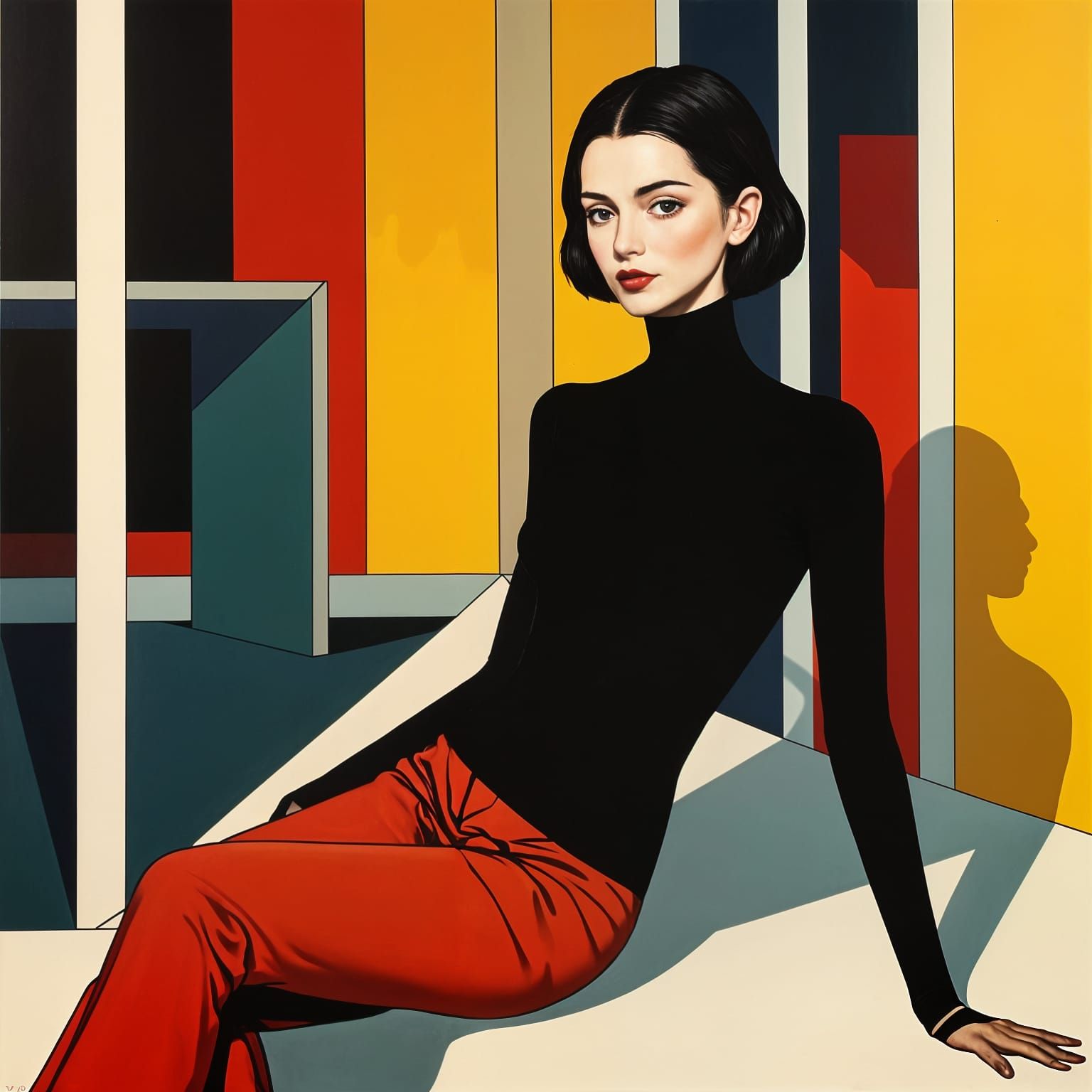 Bold Colors and Geometric Forms in a Futuristic, Minimalist ...