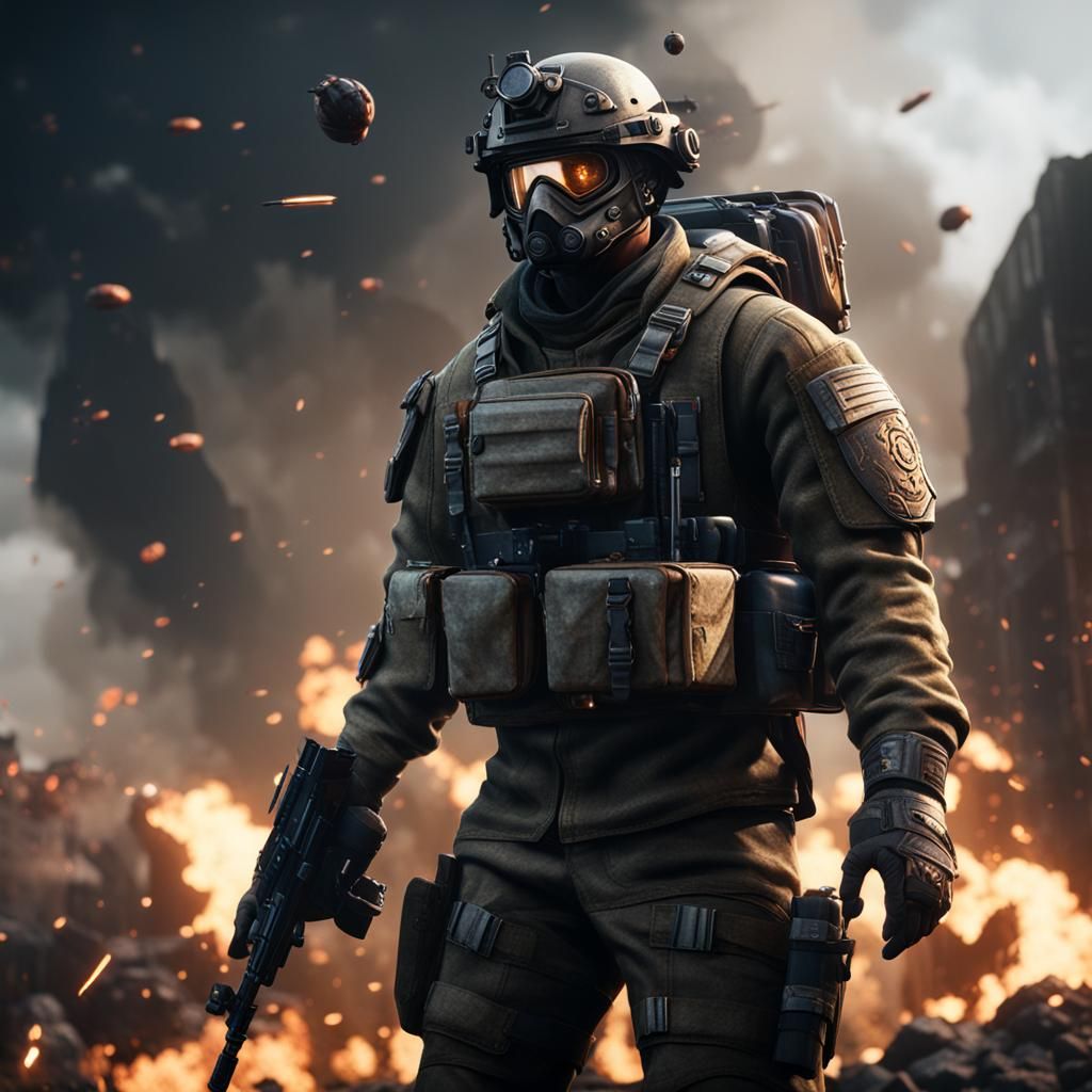 Epic Human vs Human War in 3D