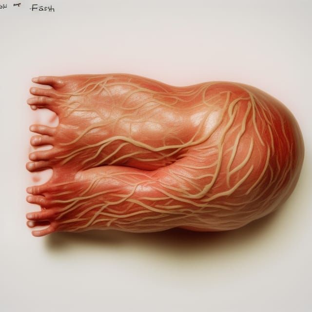Surreal Flesh Abstract Organic Forms