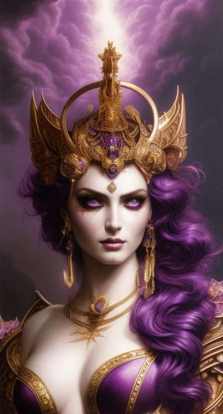 Eris Discordia: Hyperrealistic Goddess Portrait