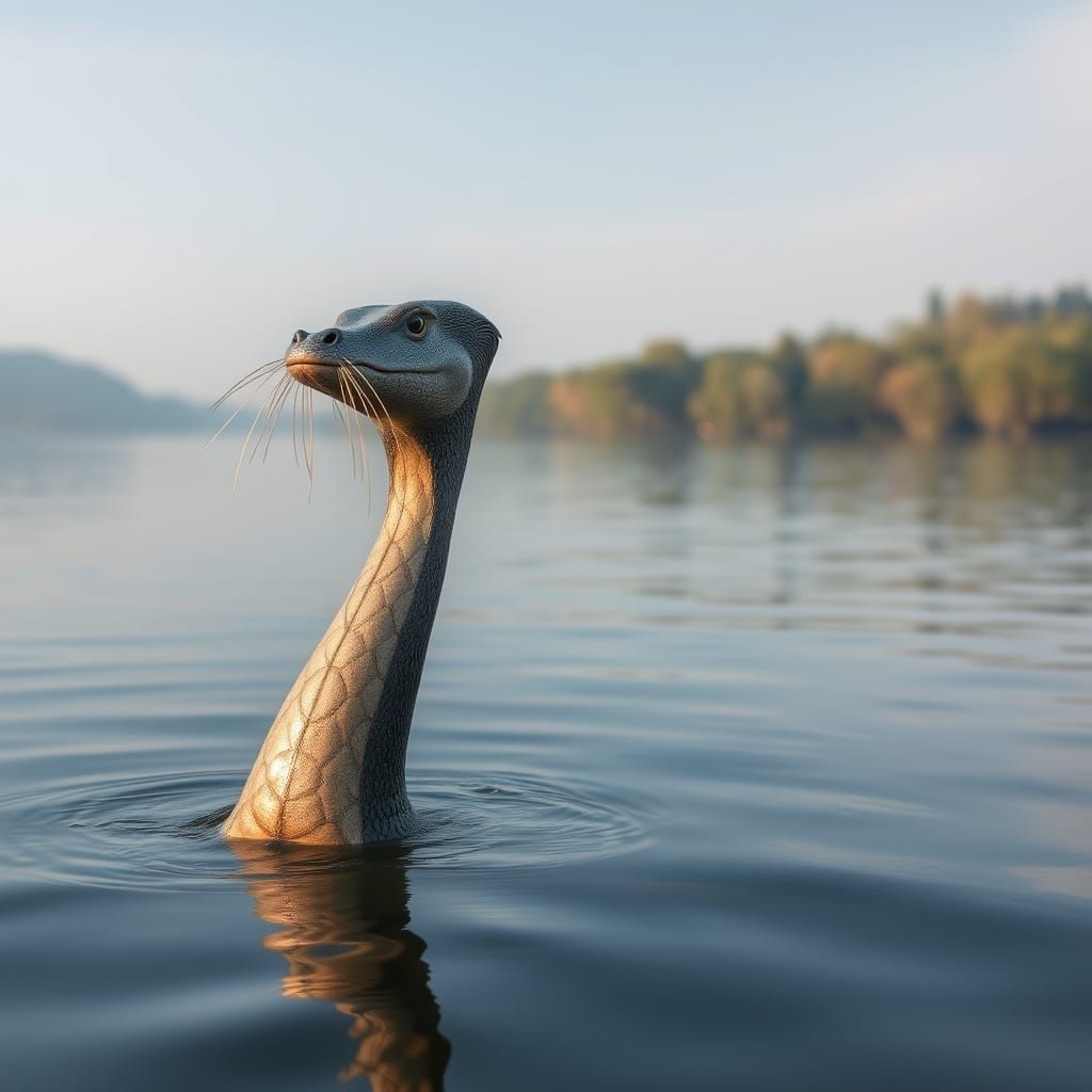 Mysterious Creature Emerges from Chinese Lake