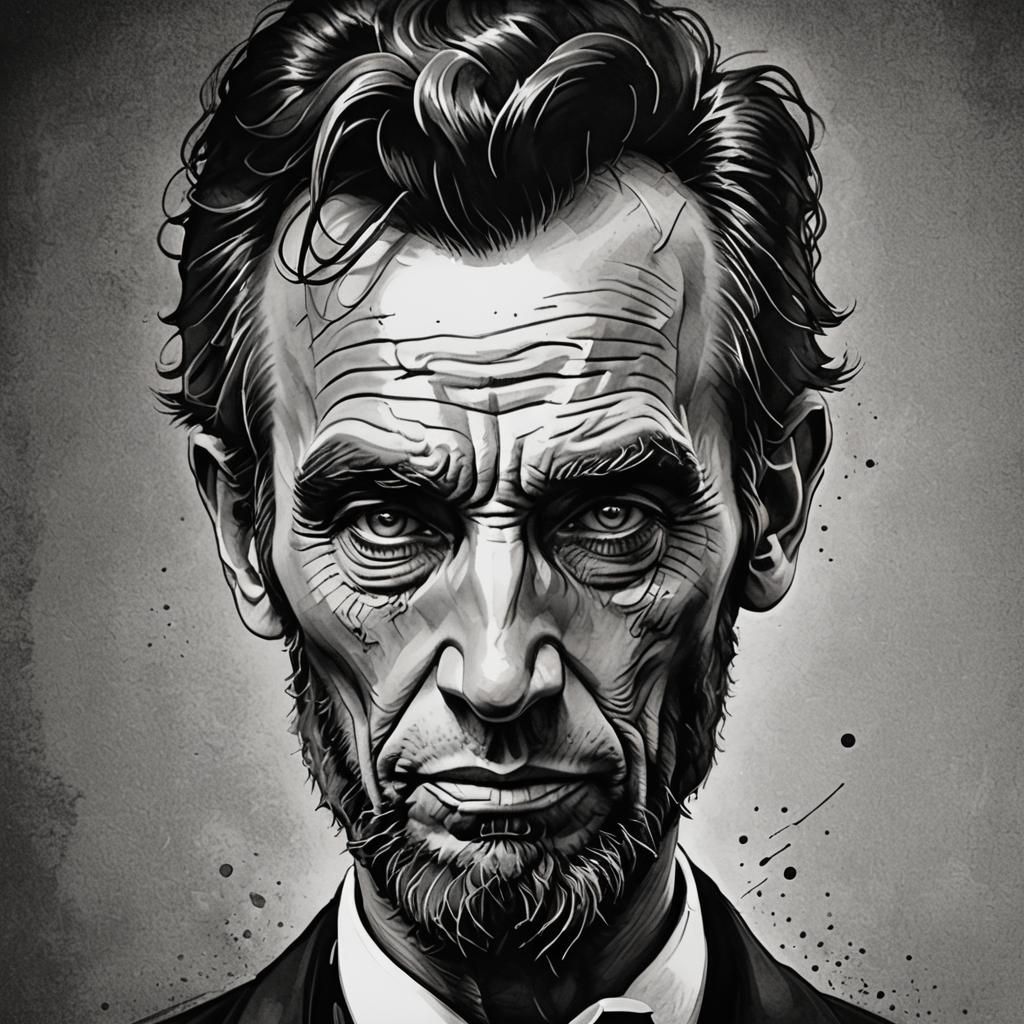 Monochromatic Portrait of a Man of Mystery