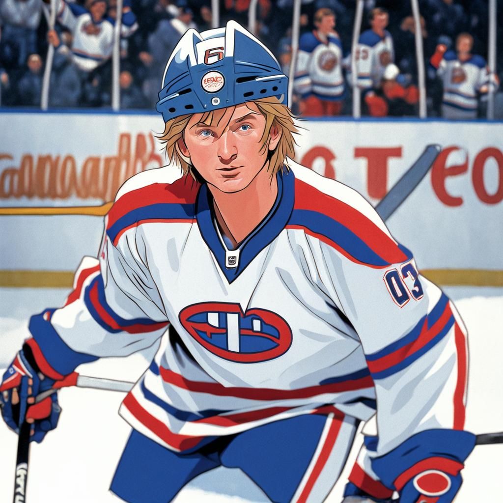 Wayne Gretzky AI Generated Portrait