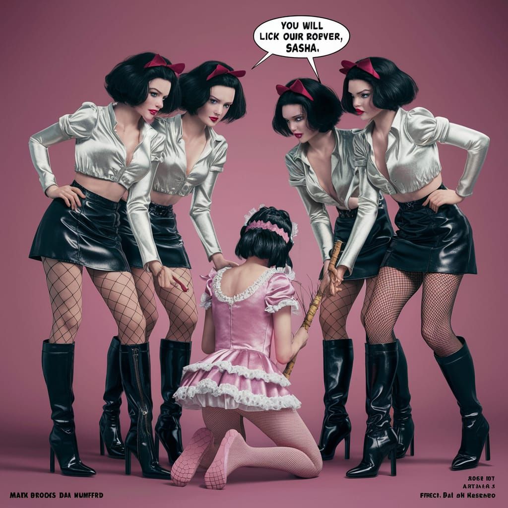 Edgy Snow White Characters Demand Obedience in Dark Comic Bo...