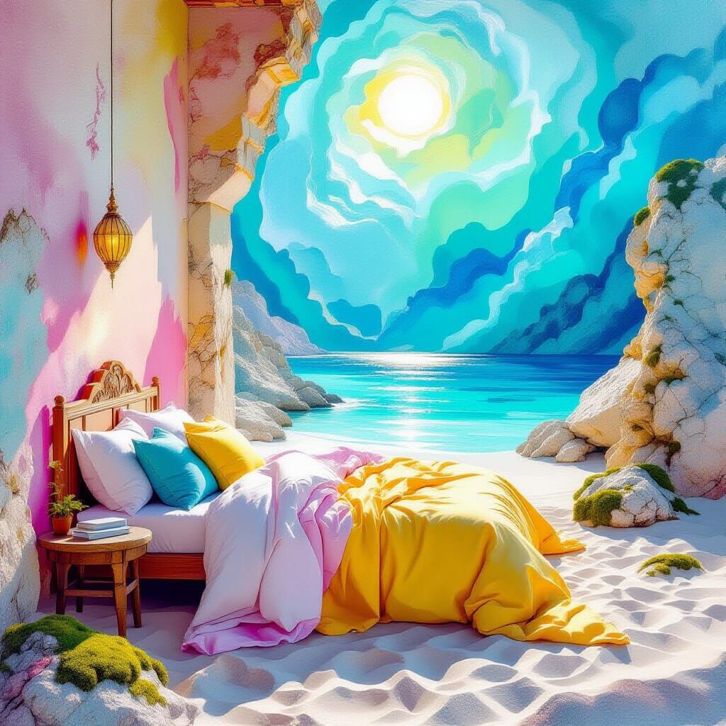 Serene Zen Bedroom in Metamodern Style