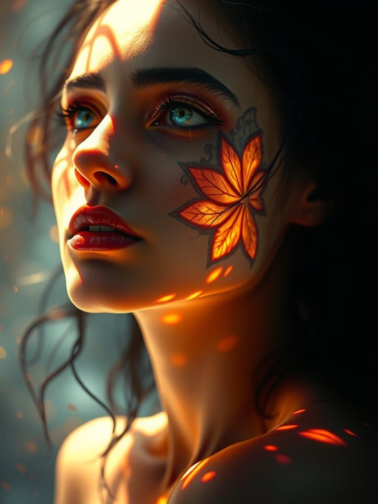 Breakthrough Illumination in Art Nouveau Style