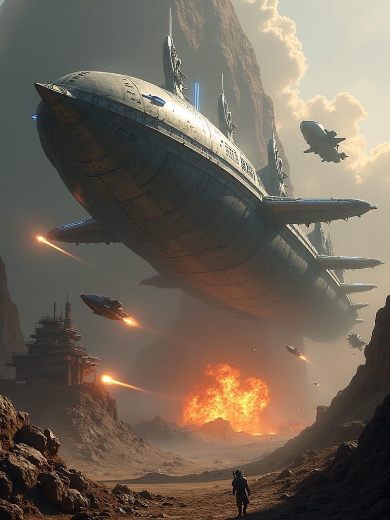 Gritty Space Battle Unfolds on Airless Asteroid