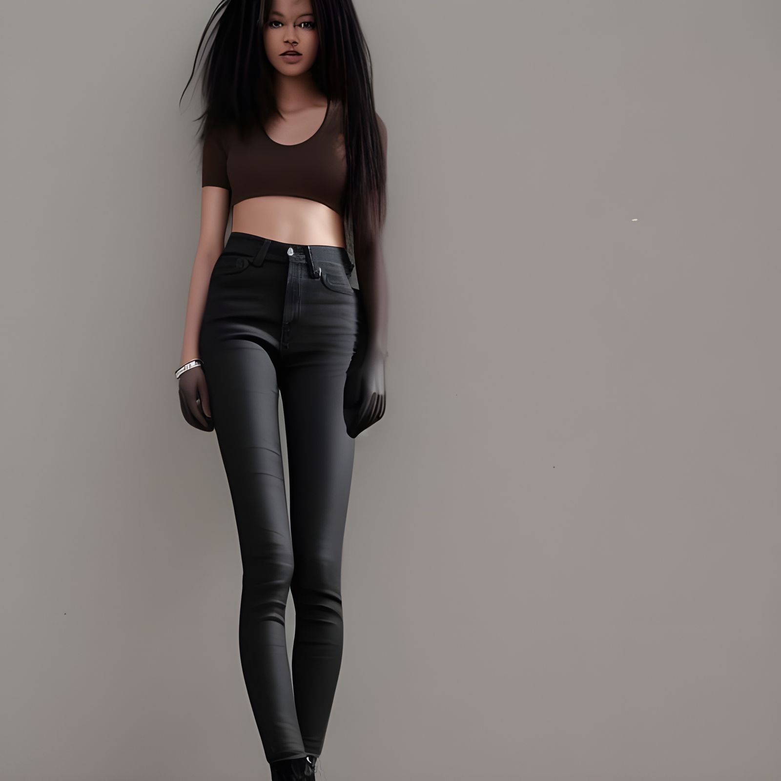 AI-Generated Image of a Woman with Red Hair