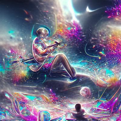 Astral Cosmic Music Illustration by Pablo Amaringo