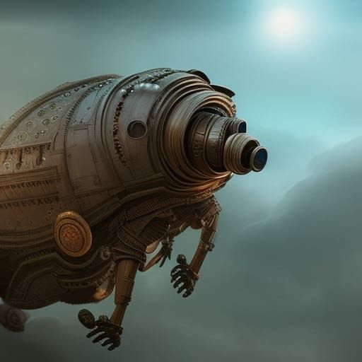 Detailed Tardigrade Digital Matte Painting