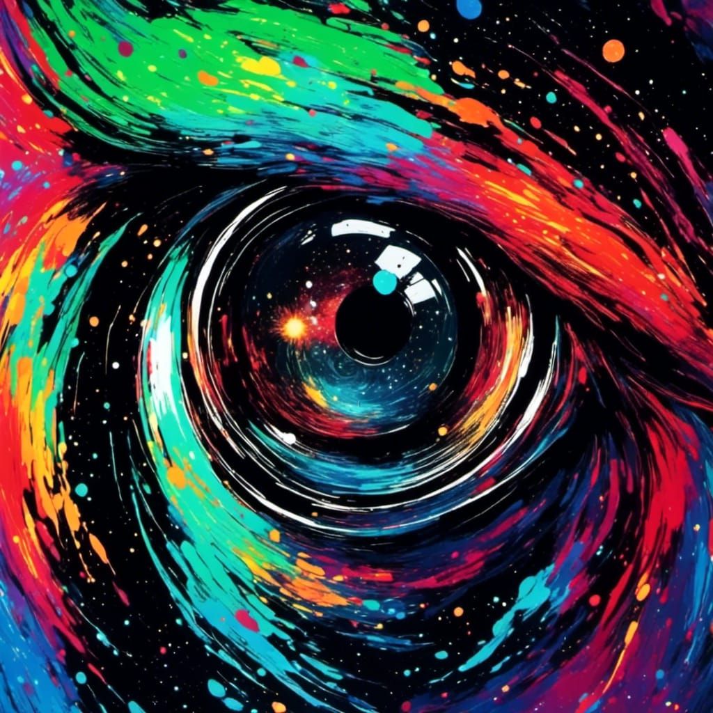 Swirling Galaxy in Deep Space