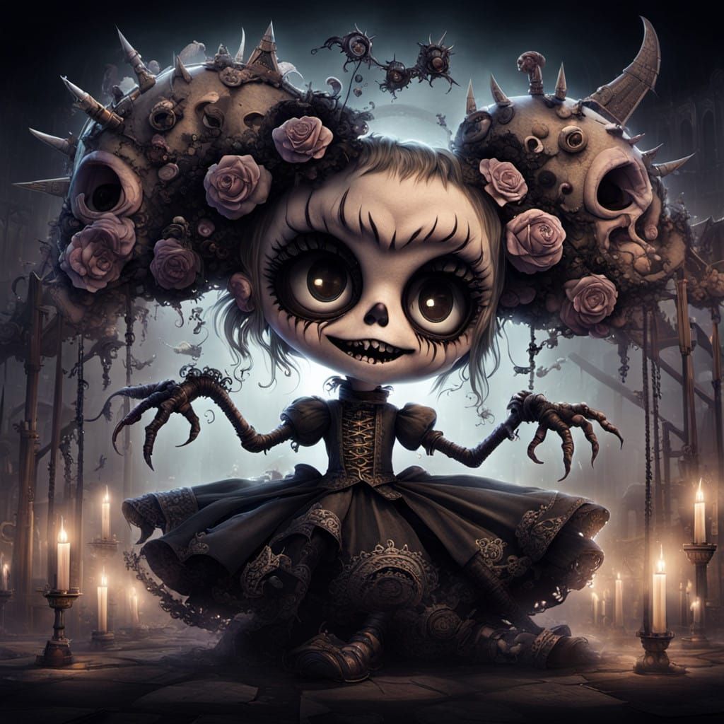 Gothic Cathedral at Twilight