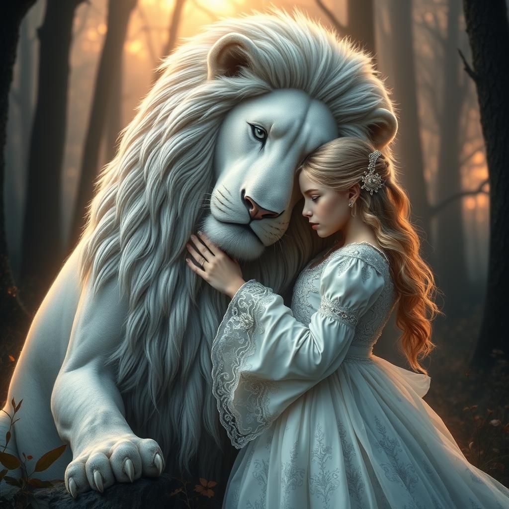 Fantasy art, fantasy illustration, a young petite girl in a ...