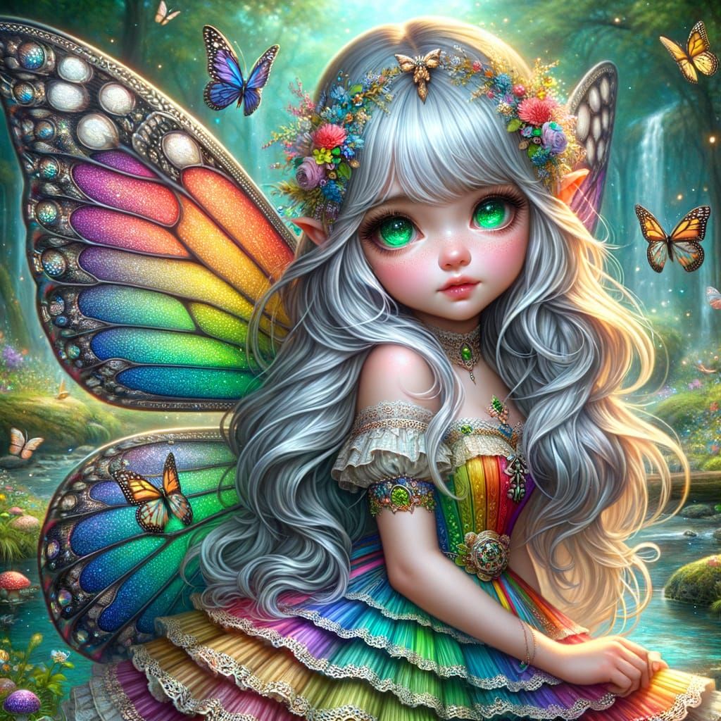 Enchanting Fairy in Whimsical Woodland