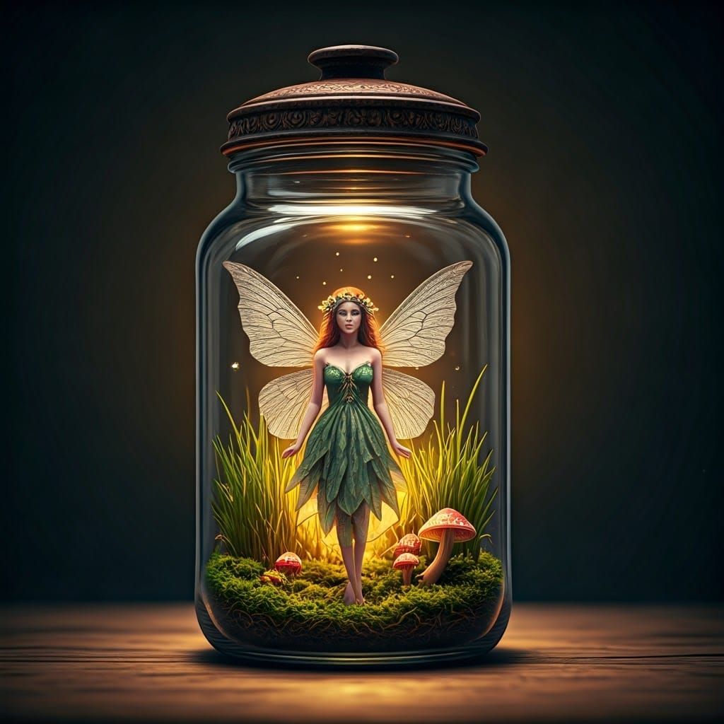 Fairy in a Jar: A Cinematic Enchantment