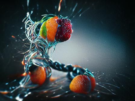 Fruits in Matrix: A Surreal Composition
