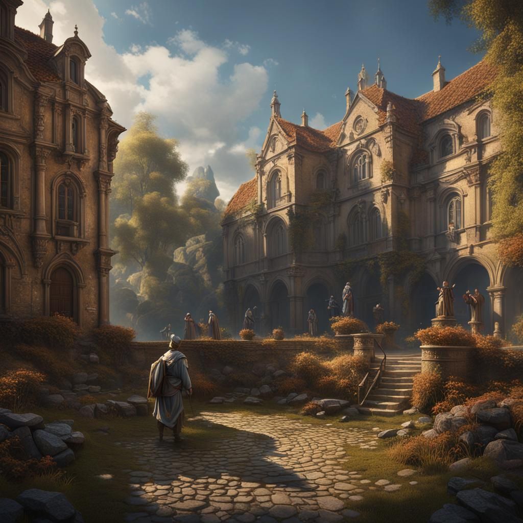 Renaissance-Inspired Fantasy Concept Art in Unreal Engine