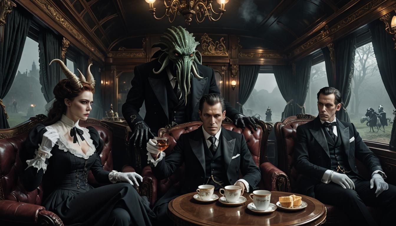 Cthulhu's Sinister Tea Party: A Victorian Fantasy