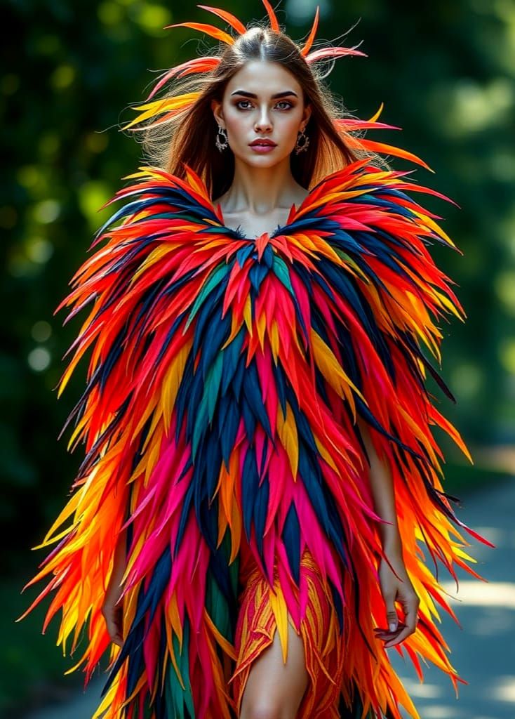 Crazy Feather Fashion