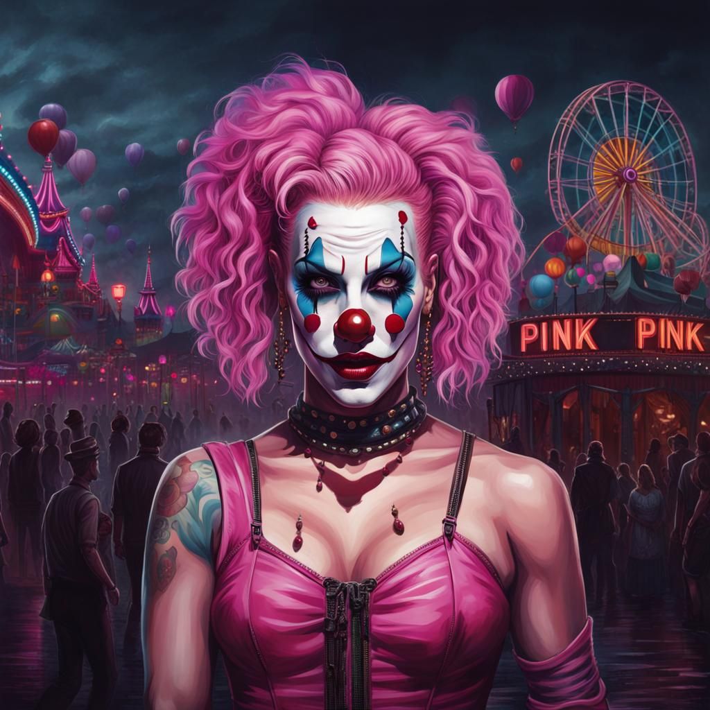 "This used to be our funhouse
But now it's full of evil clow...