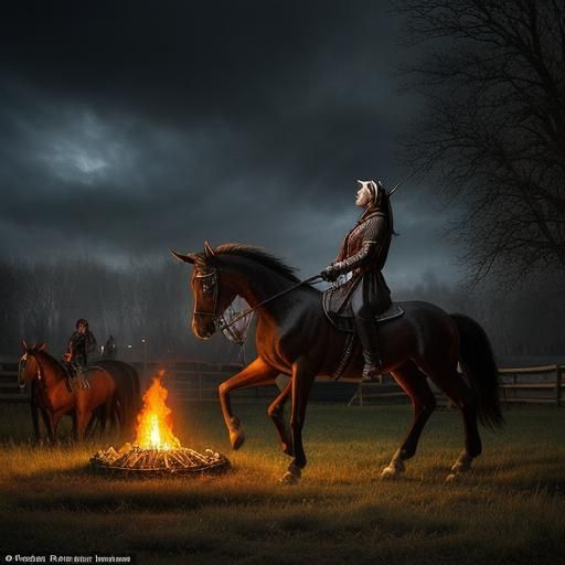 Surrealistic Pagan Ritual: A Psychedelic Masterpiece