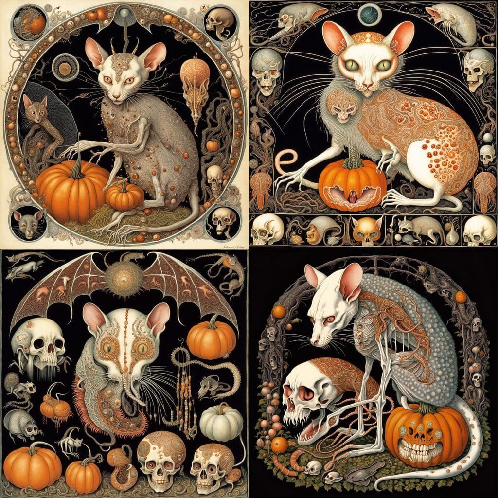 Horrific Homunculus Blubber Zygote by Kay Nielsen