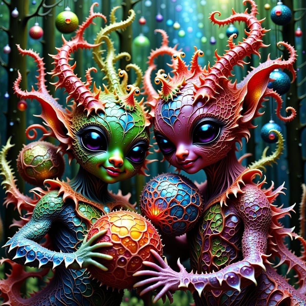 Exquisitely Beautiful Christmas Tree Decorating Ethereal Elf...