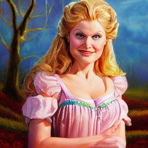 Glinda the Good: Classical Oil Painting Portrait