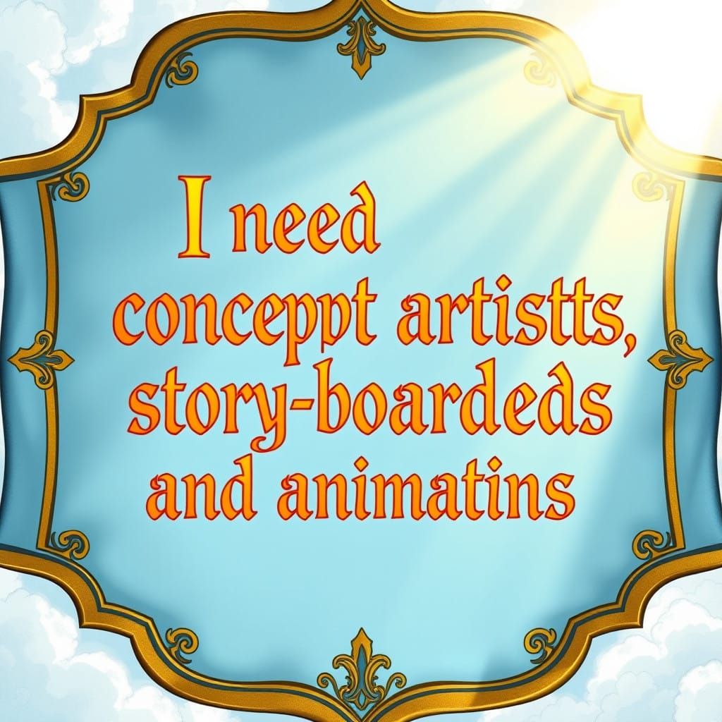 Sacred Call to Creative Souls in Radiant Medieval Style