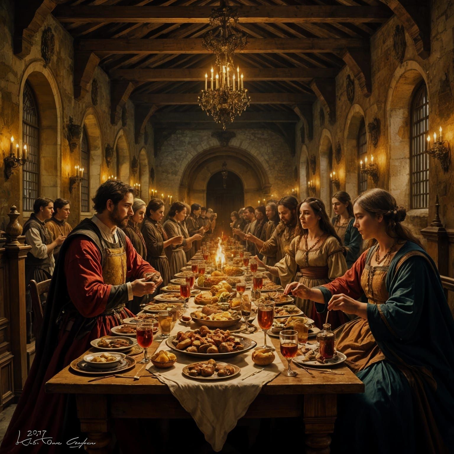 Medieval Feast in Lord's Manor