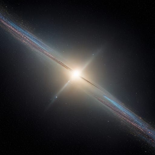 Spectacular Sombrero Galaxy in Deep Space