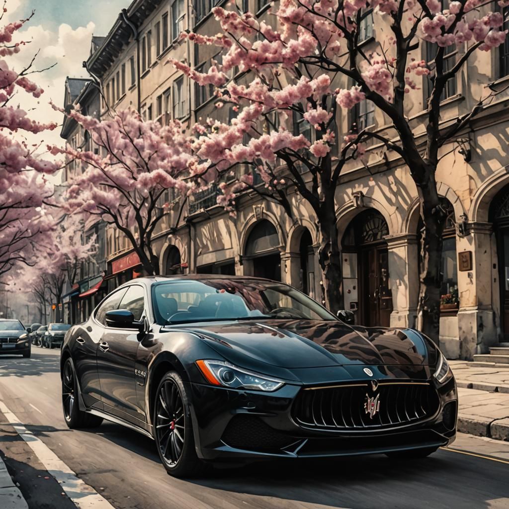 Maserati in Europe: Fantasy Concept Art