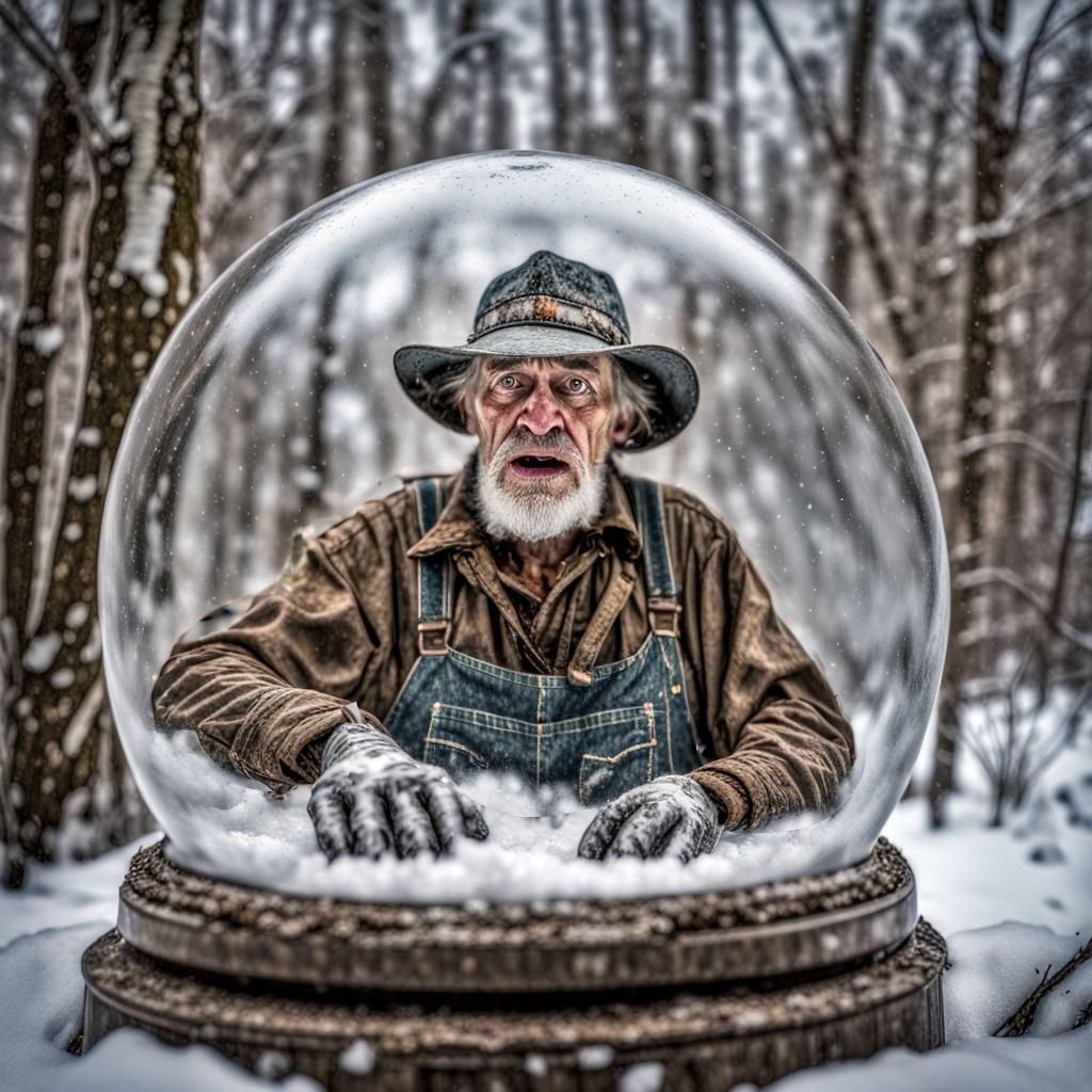 Snowglobe Prison: Appalachian Nightmare Diorama