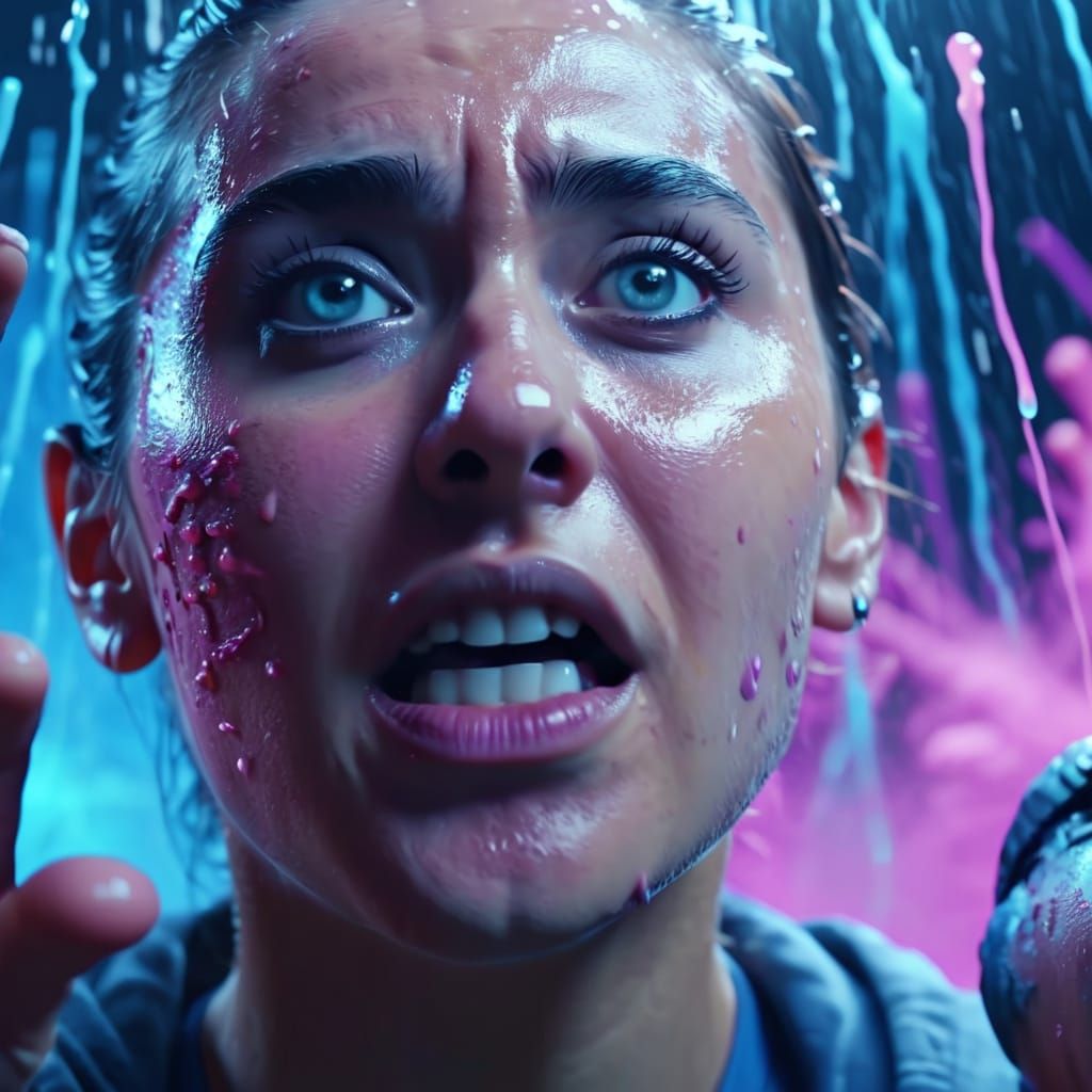 Sub Urban Performance in Hyperrealistic Cinematic Still