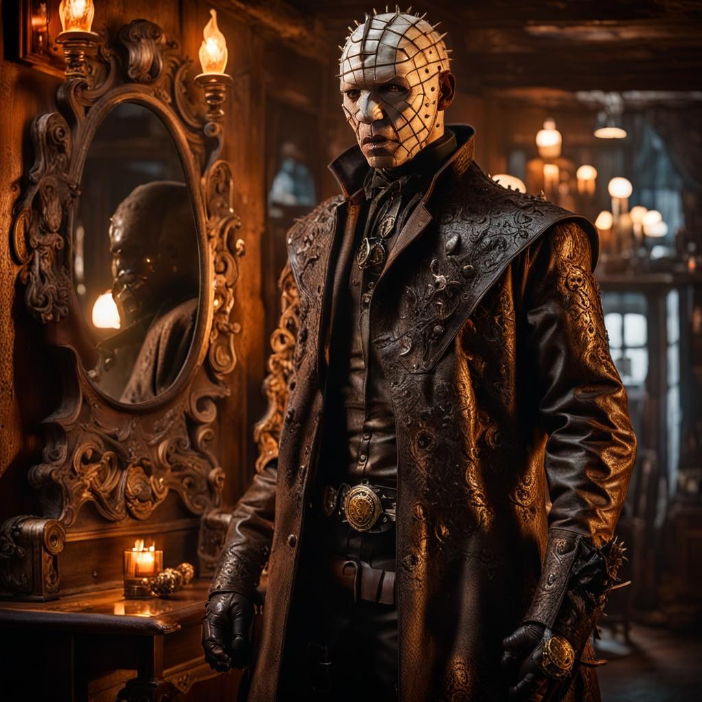 Western Hellraiser: Pinhead in a Saloon