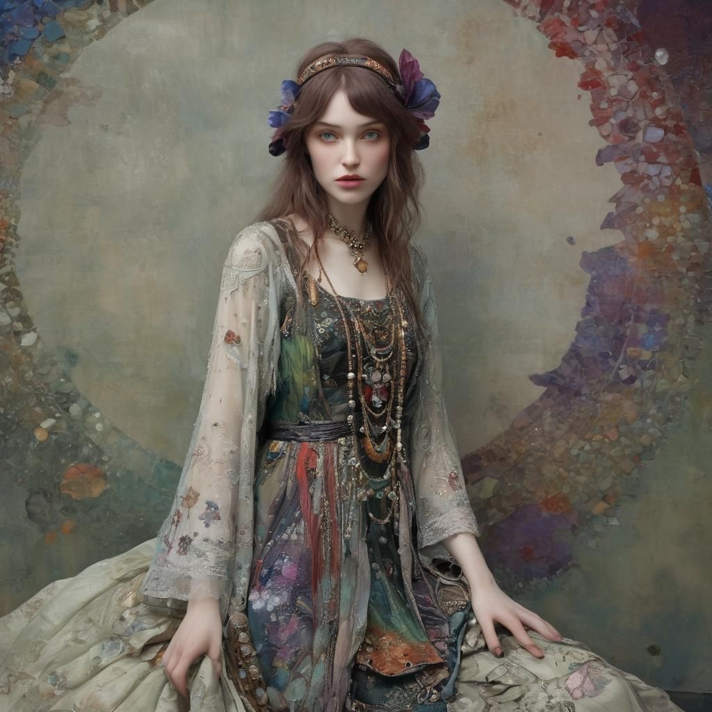 Selkie in Jewel Tones, Inspired by Clarke