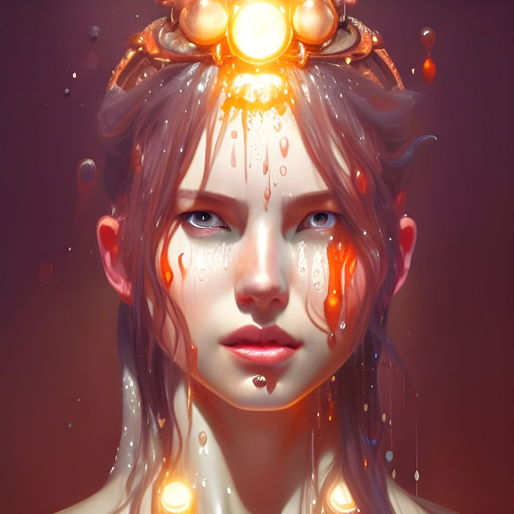 Sweaty Goddess: Photorealistic Portrait in 8K