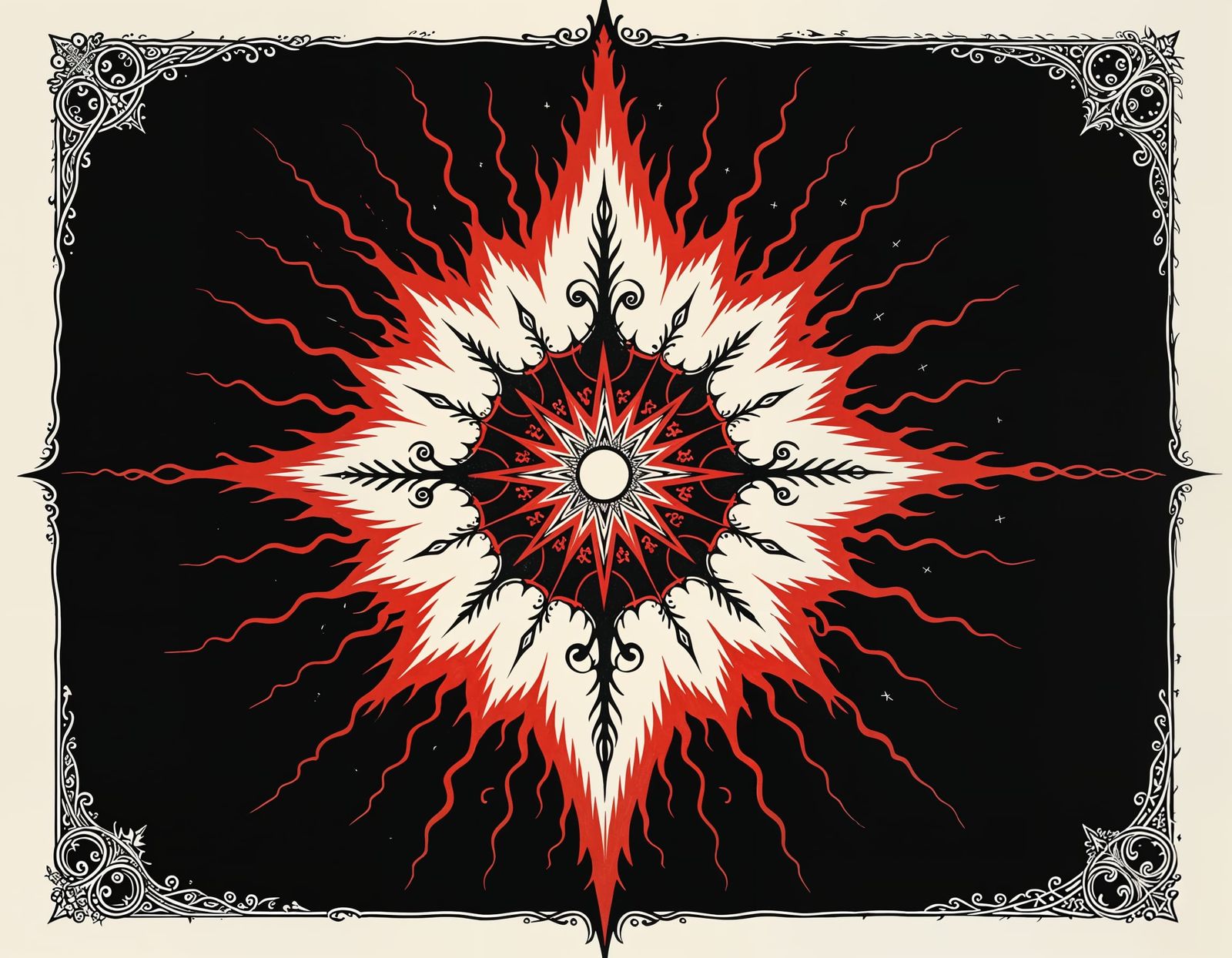 Occult Sigil Gate: Psychic Link Symbol