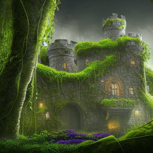 Hidden Castle: Fantastical Matte Painting in Unreal Engine