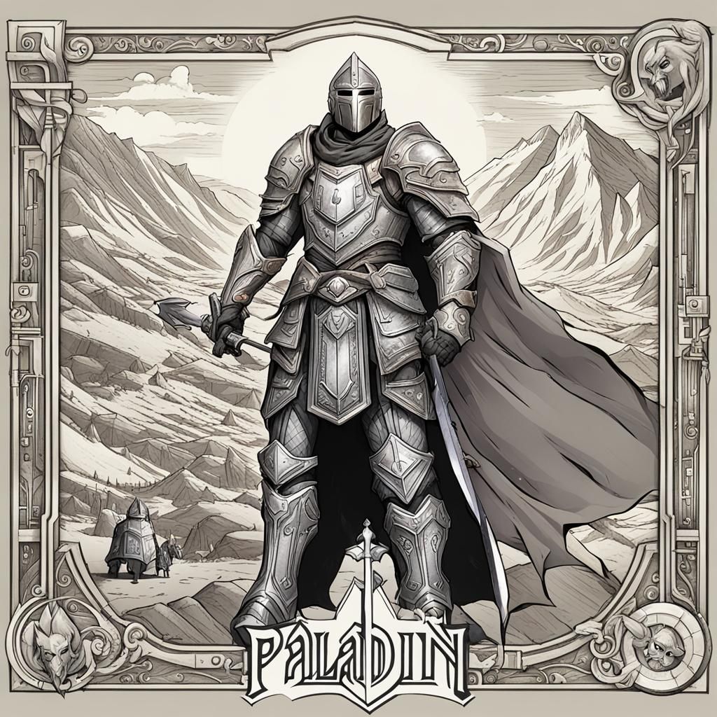 AI Generated Image of a Paladin