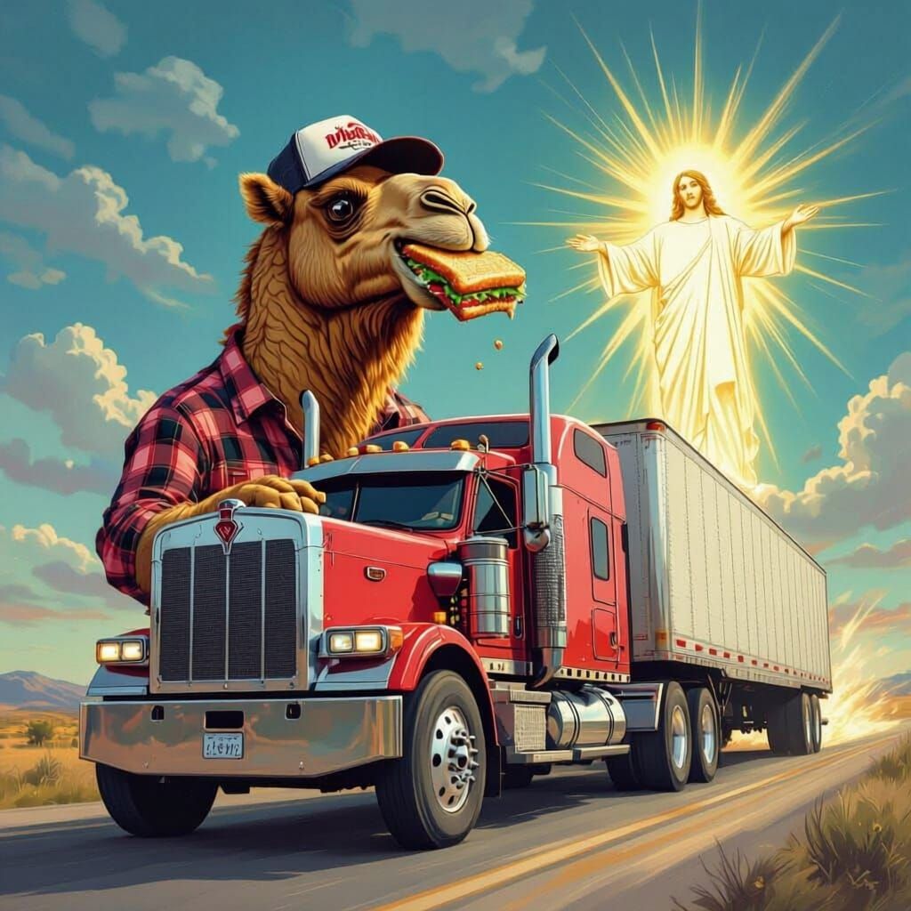Camel's Close Call: Trucking with the Holy Spirit