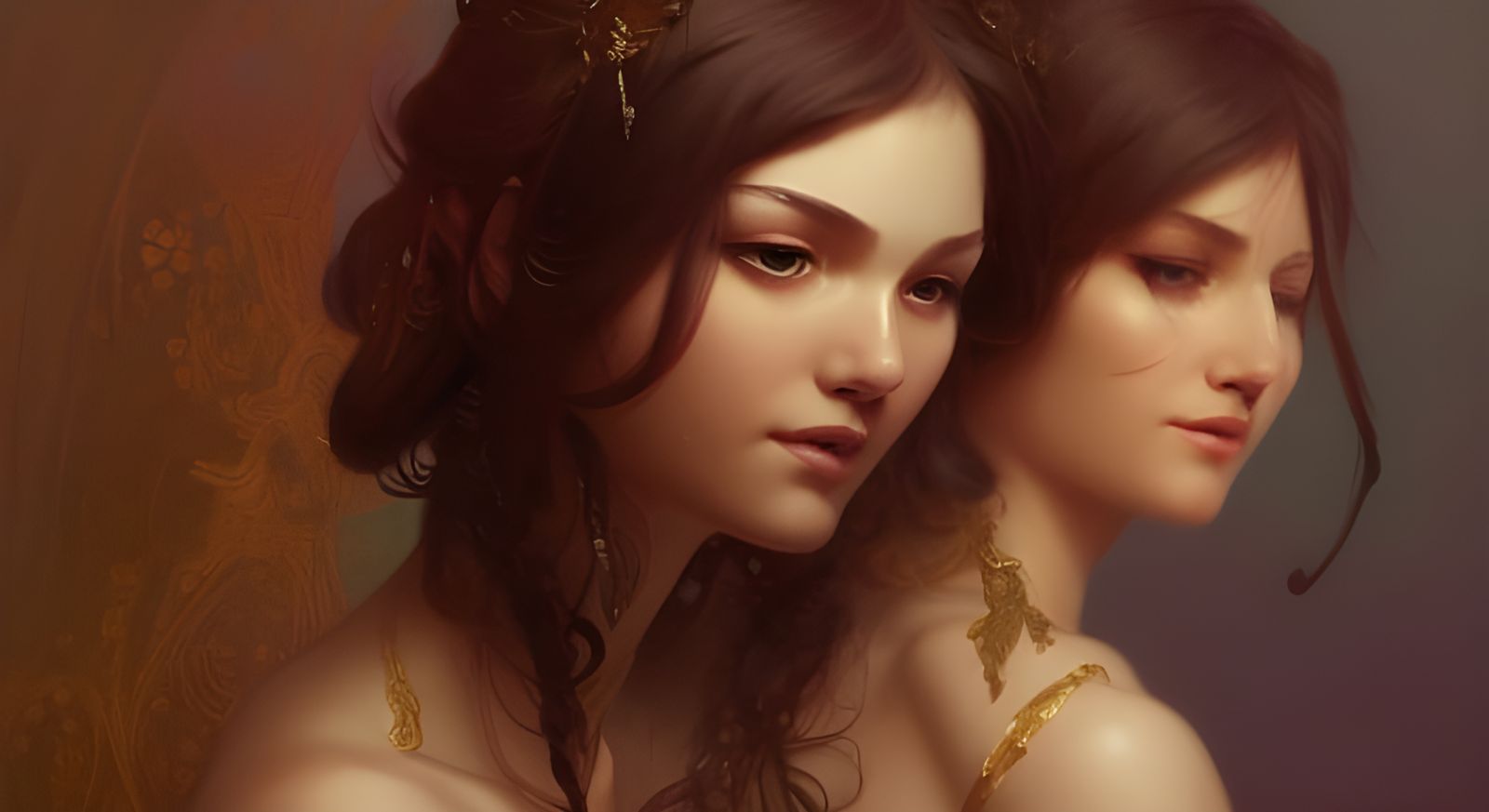 Kidnapped Harem Woman: Detailed Digital Painting