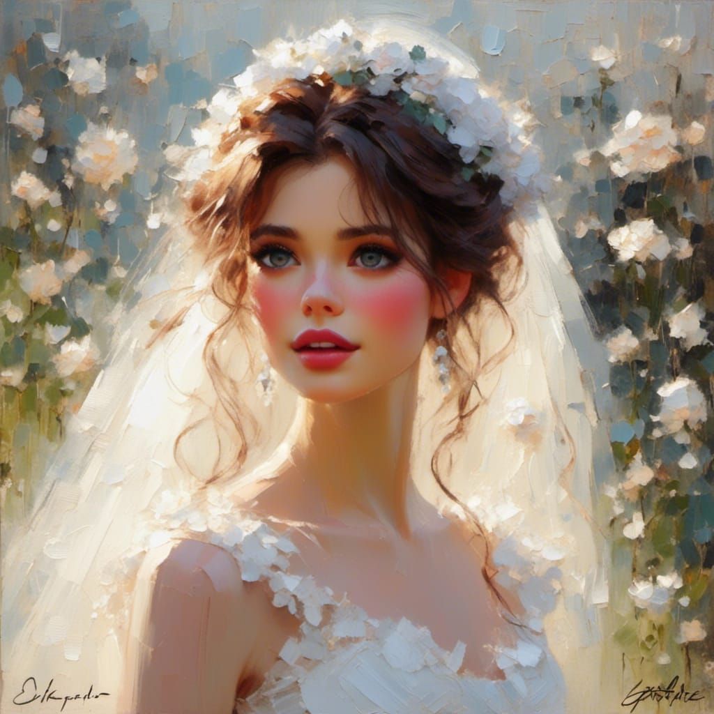 <lora:BeautyStrokes:1.0> "The Beautiful bride"