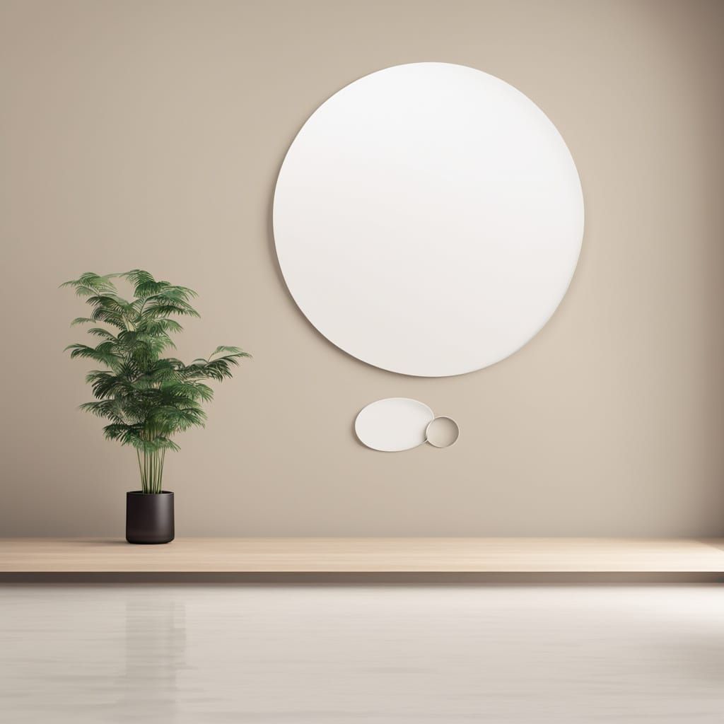 Realistic Water Splash Glasses on Rippled Beige Background