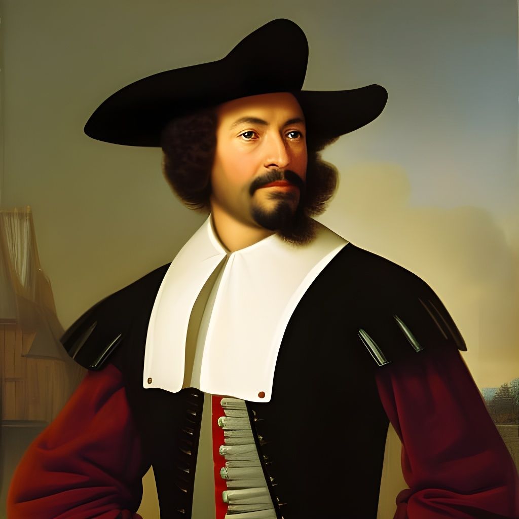 Classical Portrait of a Noble Musketeer