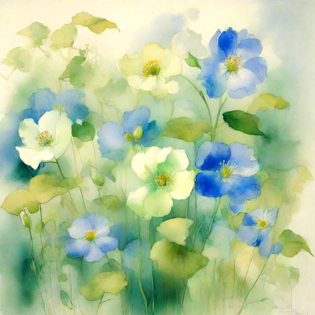 Abstract Watercolor Image