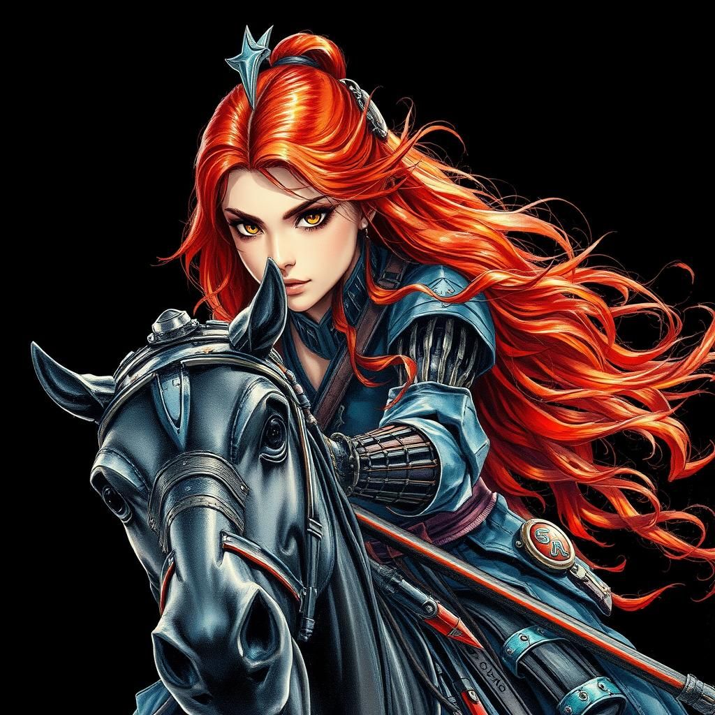 Made-up RPG Characters - Red warrior